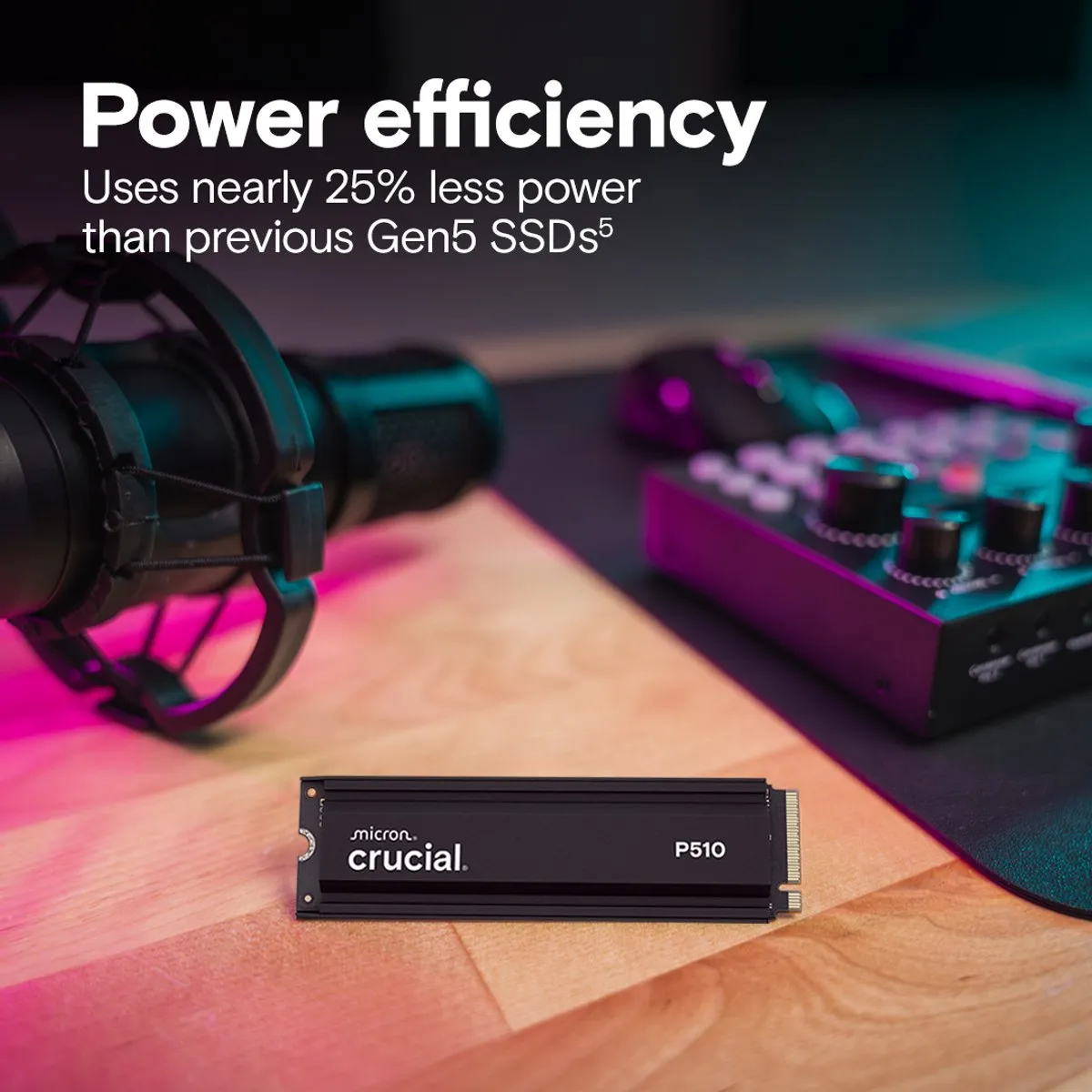 Crucial CT2000P510SSD5 M.2 SSD - 2TB - PCIe 5.0 NVMe