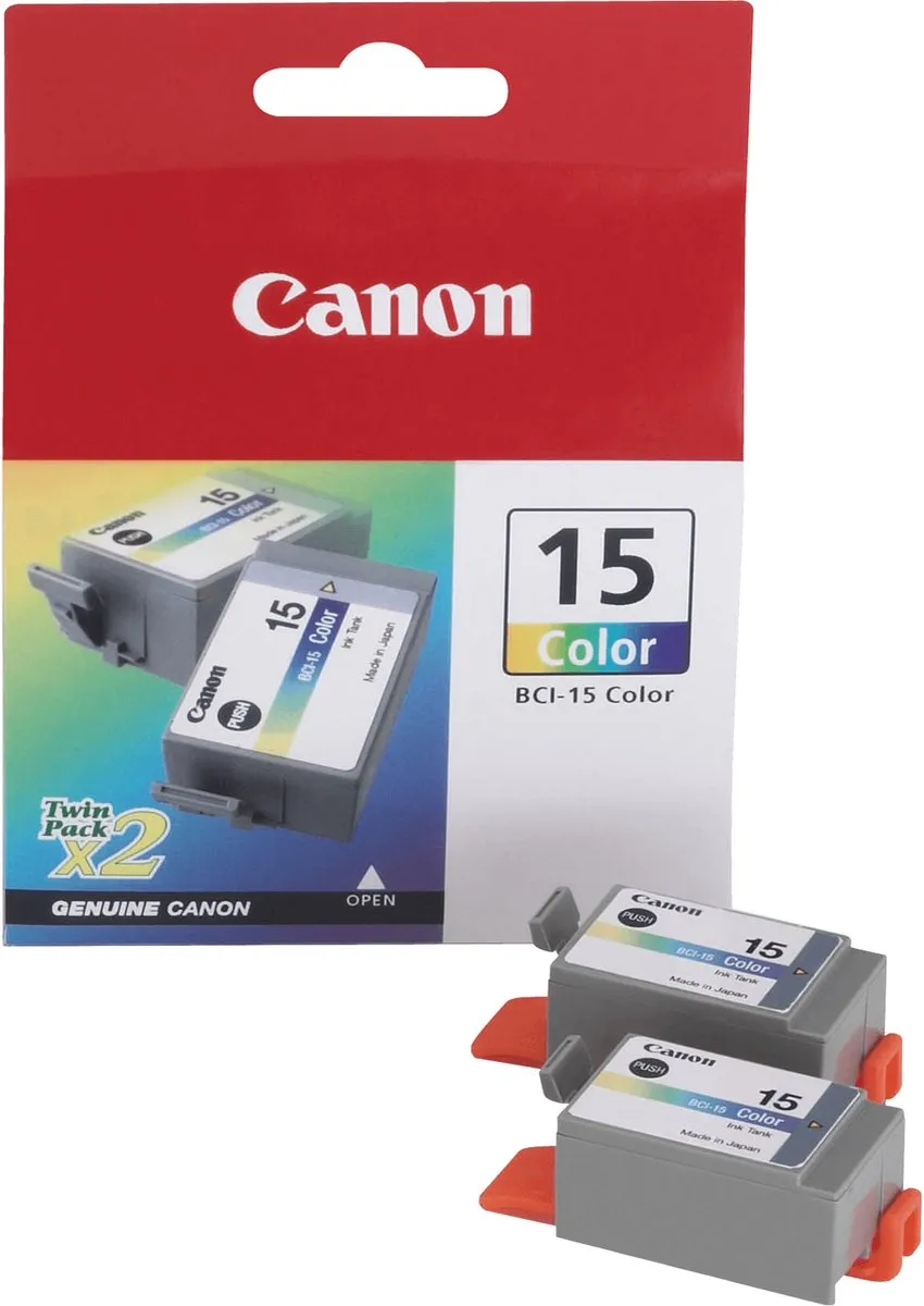 Canon BCI-15 Inktcartridge Multipack - 7ml Kleur
