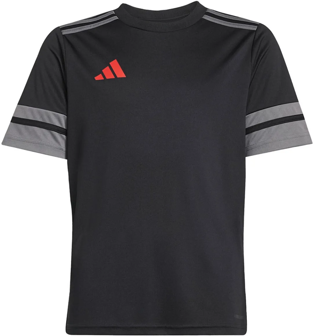 Adidas Squadra 25 T-shirt 5-6 jaar - Zwart/Grijs/Rood