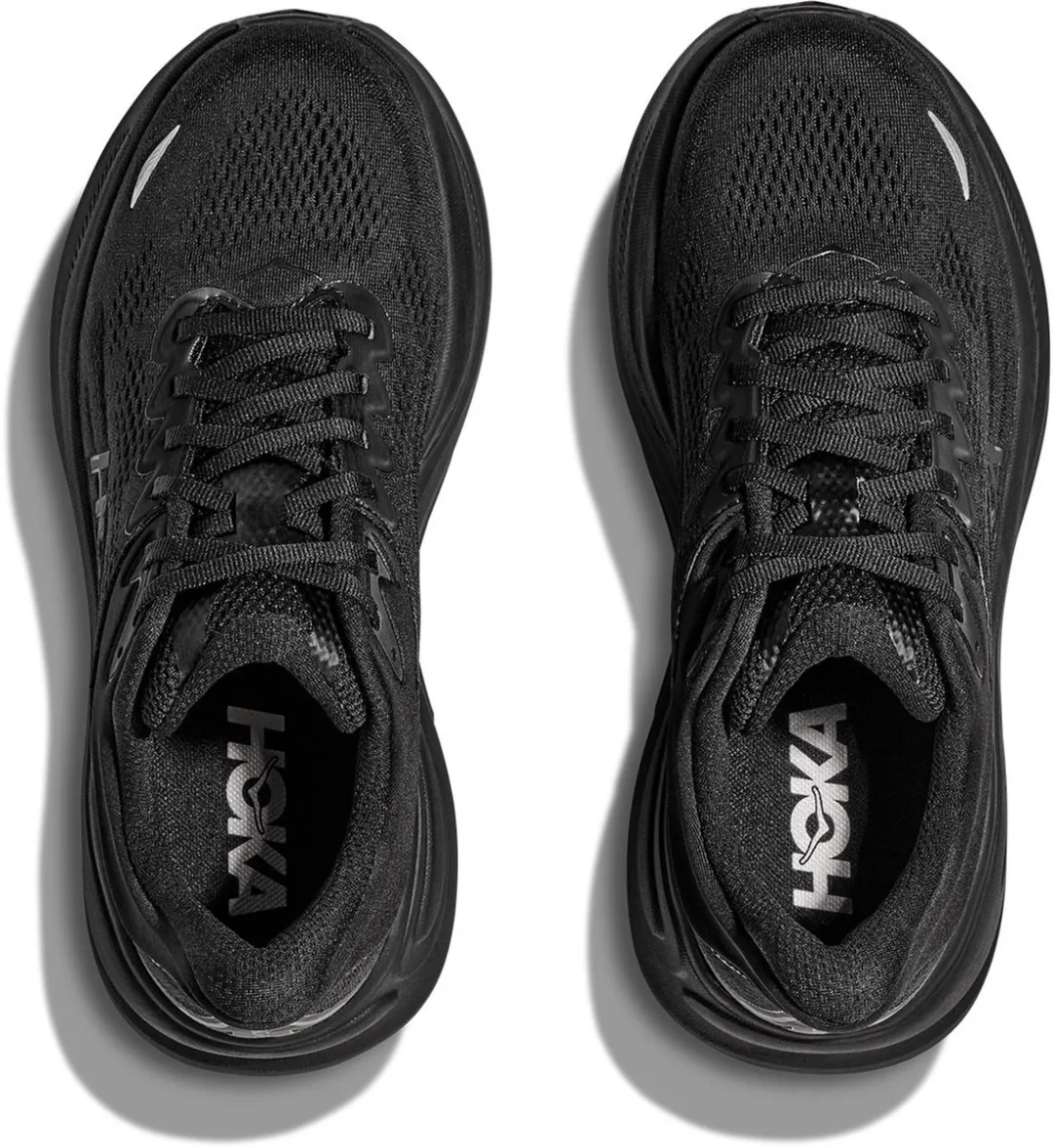 Nike HOKA Bondi 9 Hardloopschoenen - 43 1/3 - Zwart