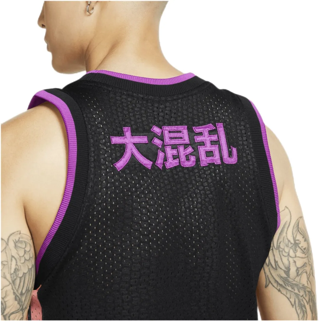 Nike KMA Jersey Vivid - Zwart/Oranje/Paars XXL