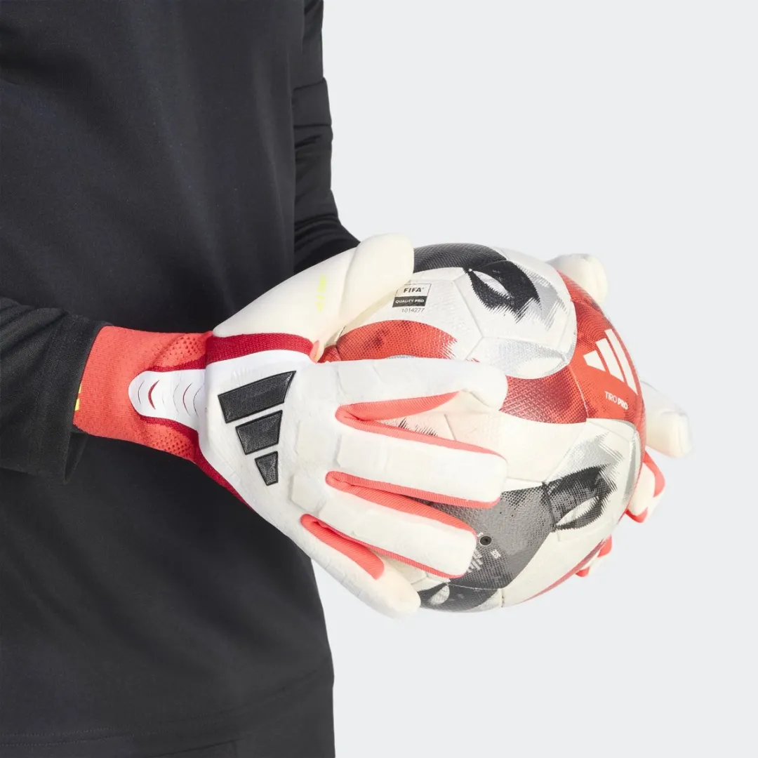 adidas Keepershandschoen Predator PRO JY6295 - Maat 9.5 - Wit/Rood