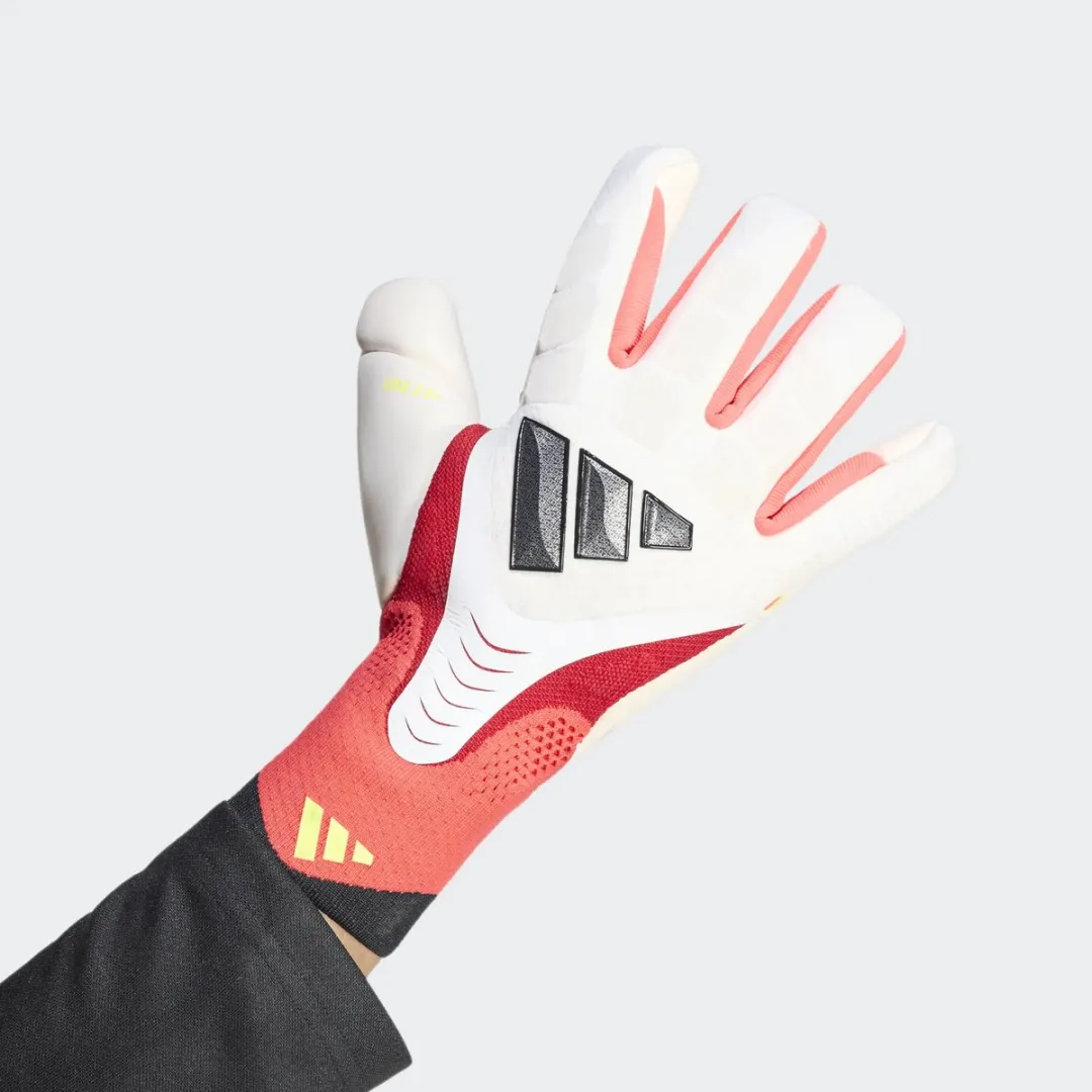 adidas Keepershandschoen Predator PRO JY6295 - Maat 9.5 - Wit/Rood