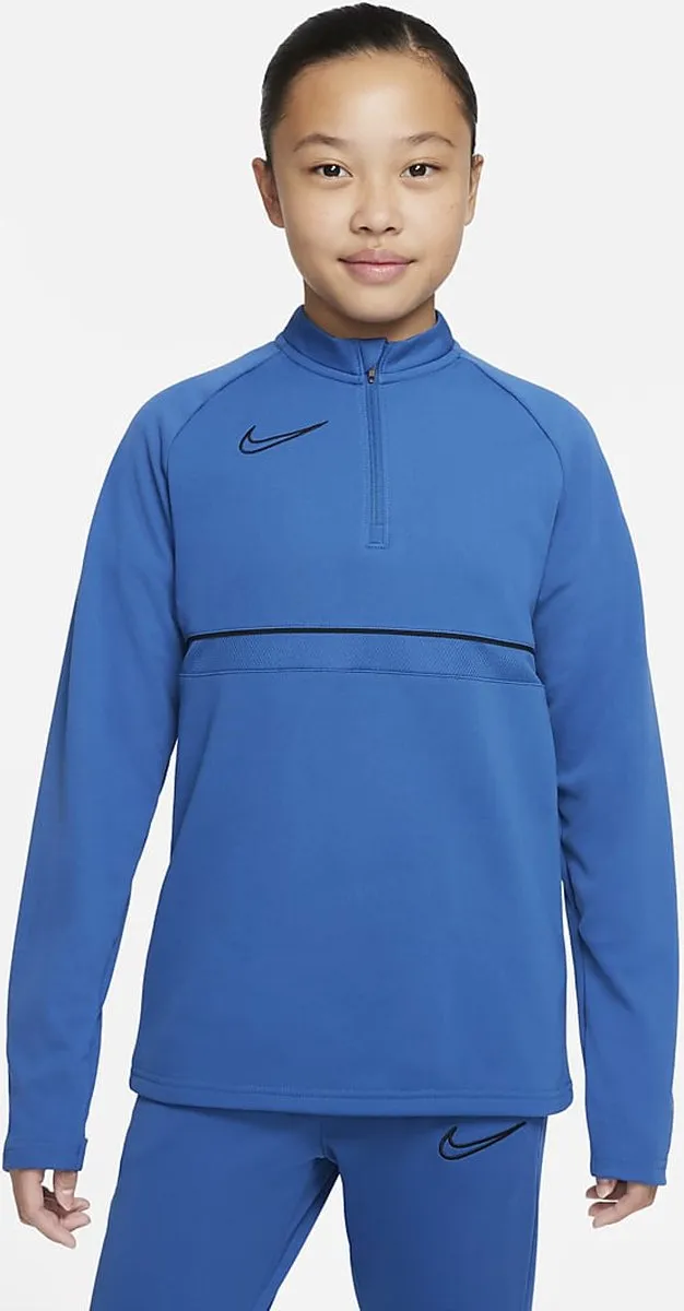 Nike Academy 21 Kids Drill Top CW6112-407 - 140 - Blauw