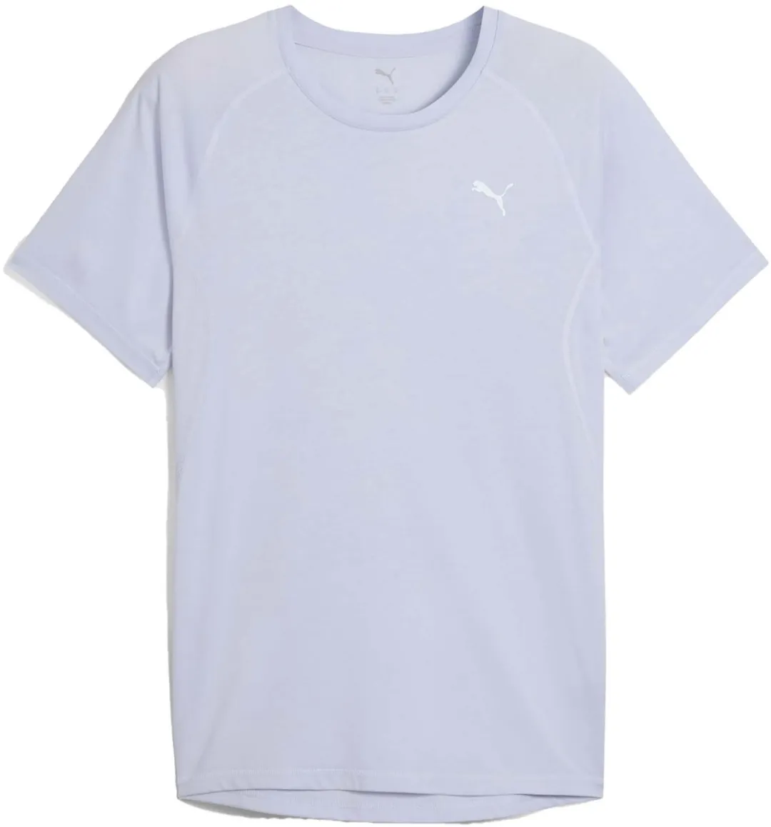 PUMA M Run Velocity T-Shirt Tri-Blend - Lichtblauw