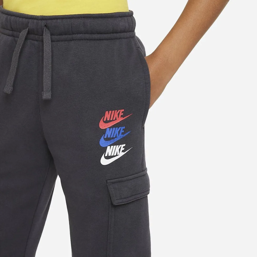 Nike Fleece Junior Cargo Trainingsbroek 164 - Grijs - afbeelding 6 van 6