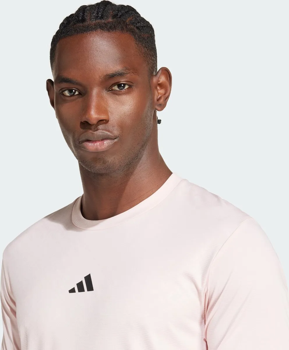 adidas Performance Power Workout T-shirt IX9092 - Roze - 2XL