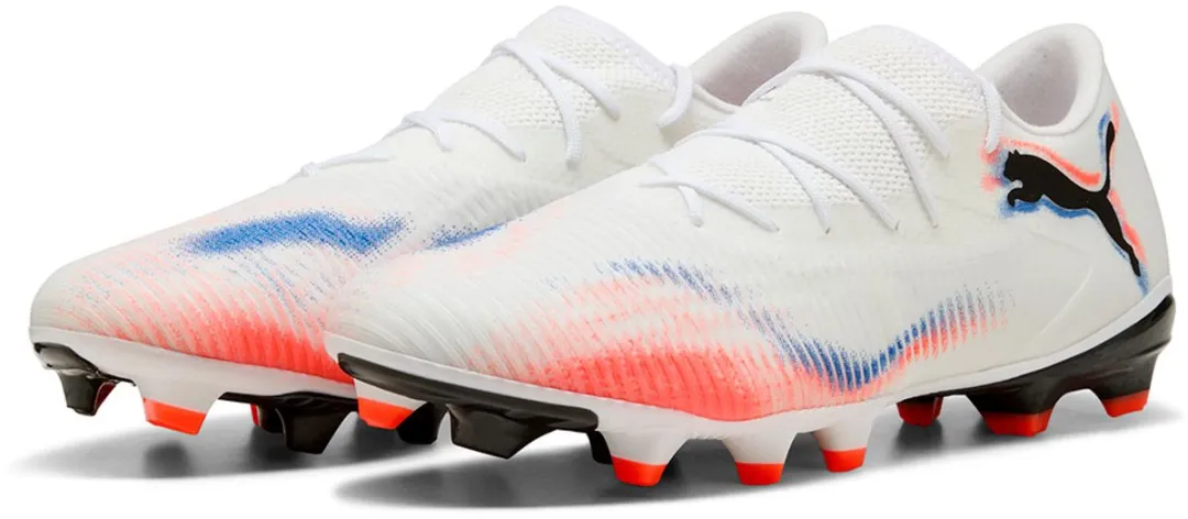 PUMA Future 8 Match Low FG/AG Voetbalschoenen 41 - Wit