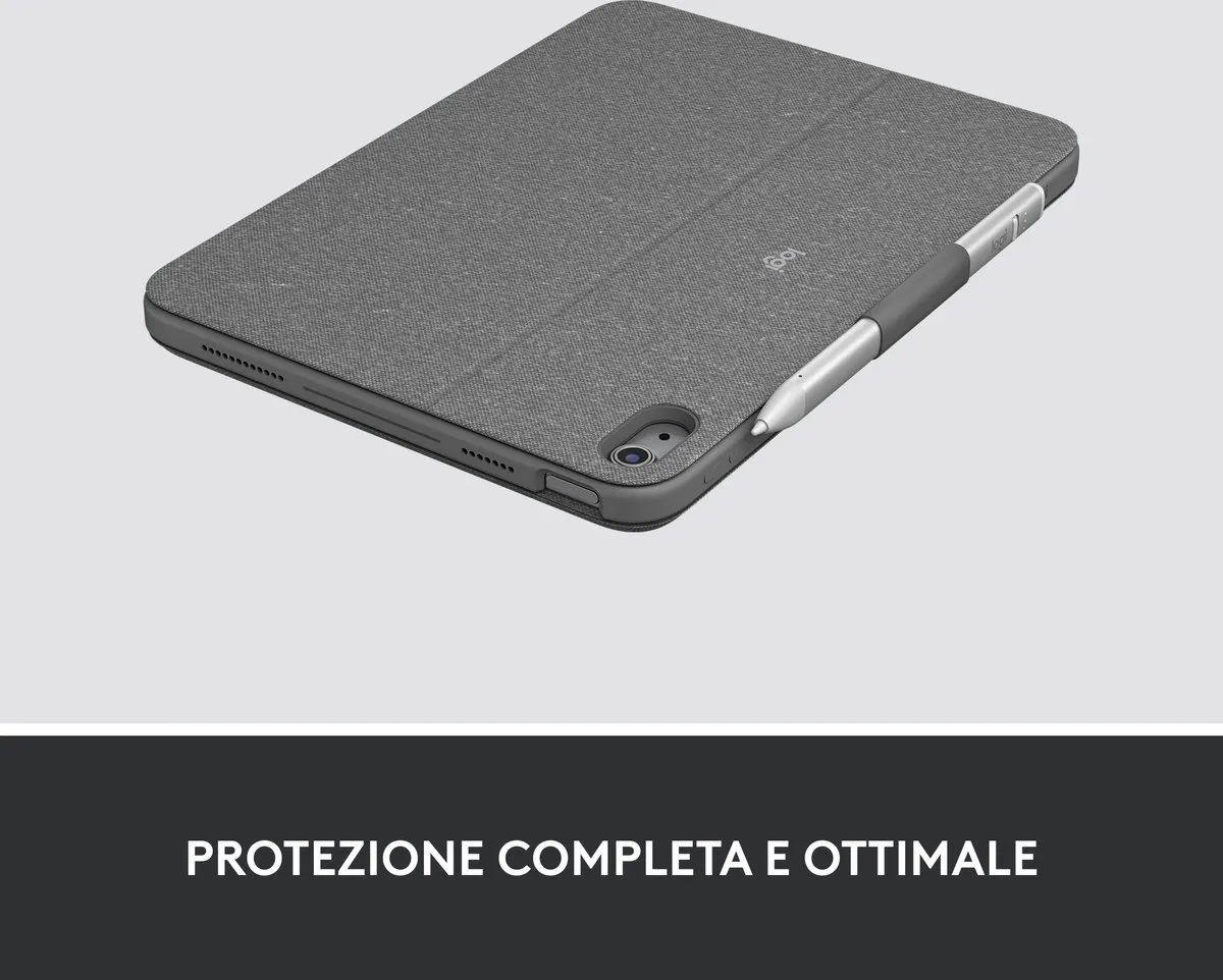 Logitech Combo Touch 920-011438 Toetsenbordcase - Grijs - Italiaans