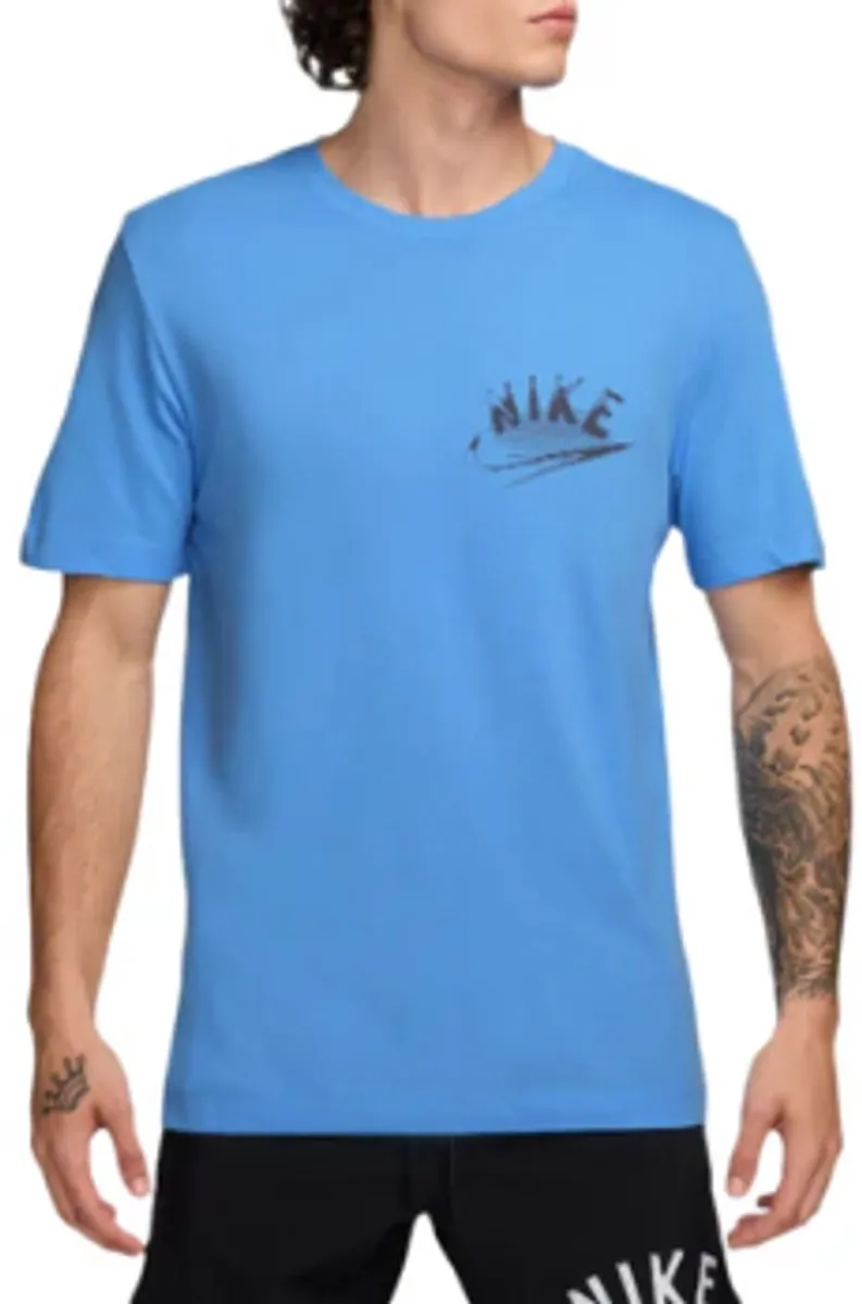 Nike Dri-FIT Heren T-shirt - S - Blauw