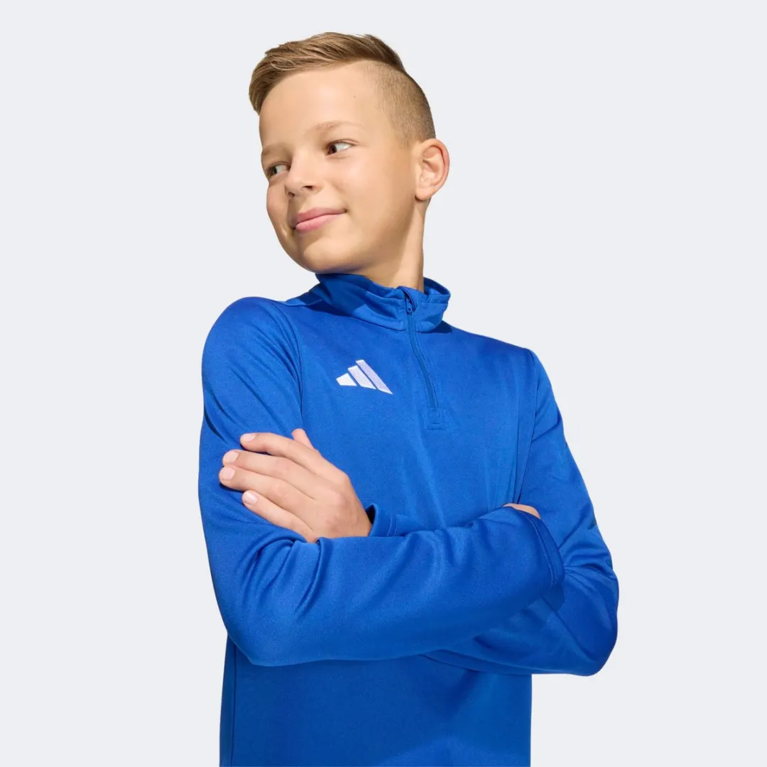 Adidas Entrada 26 HZ Trainingssweater Junior 128 - Blauw