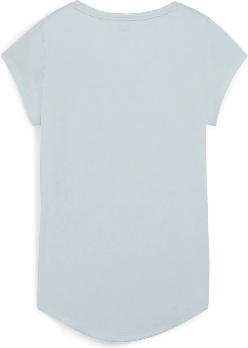 PUMA Performance Heather Cat Tee W - Dames Sportshirt XS - Turquoise Surf Heather
