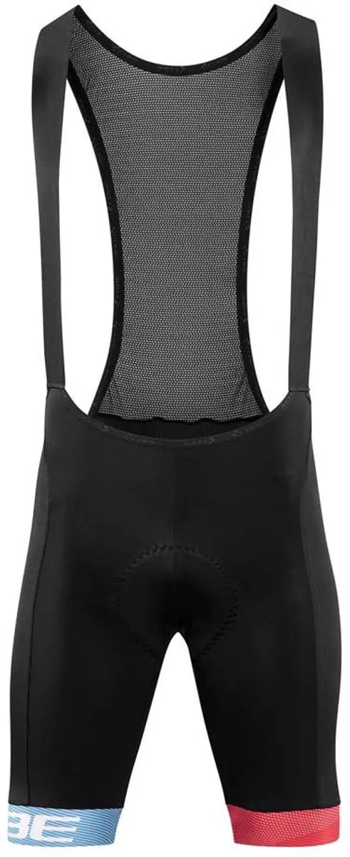 Cube Teamline Bib Shorts XL - Zwart/Blauw/Rood