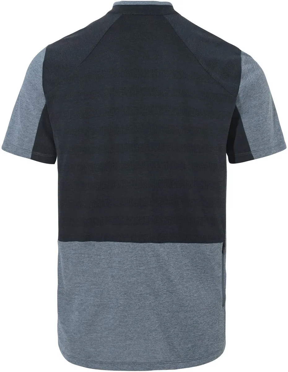 Vaude Men's Tamaro HZ Shirt IV Fietsshirt - S - Heron - afbeelding 6 van 6
