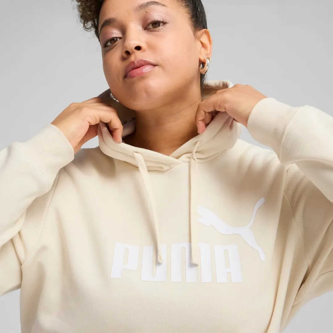 PUMA ESS No.1 Logo Hoodie Dames - Crème - 2XL - afbeelding 6 van 6