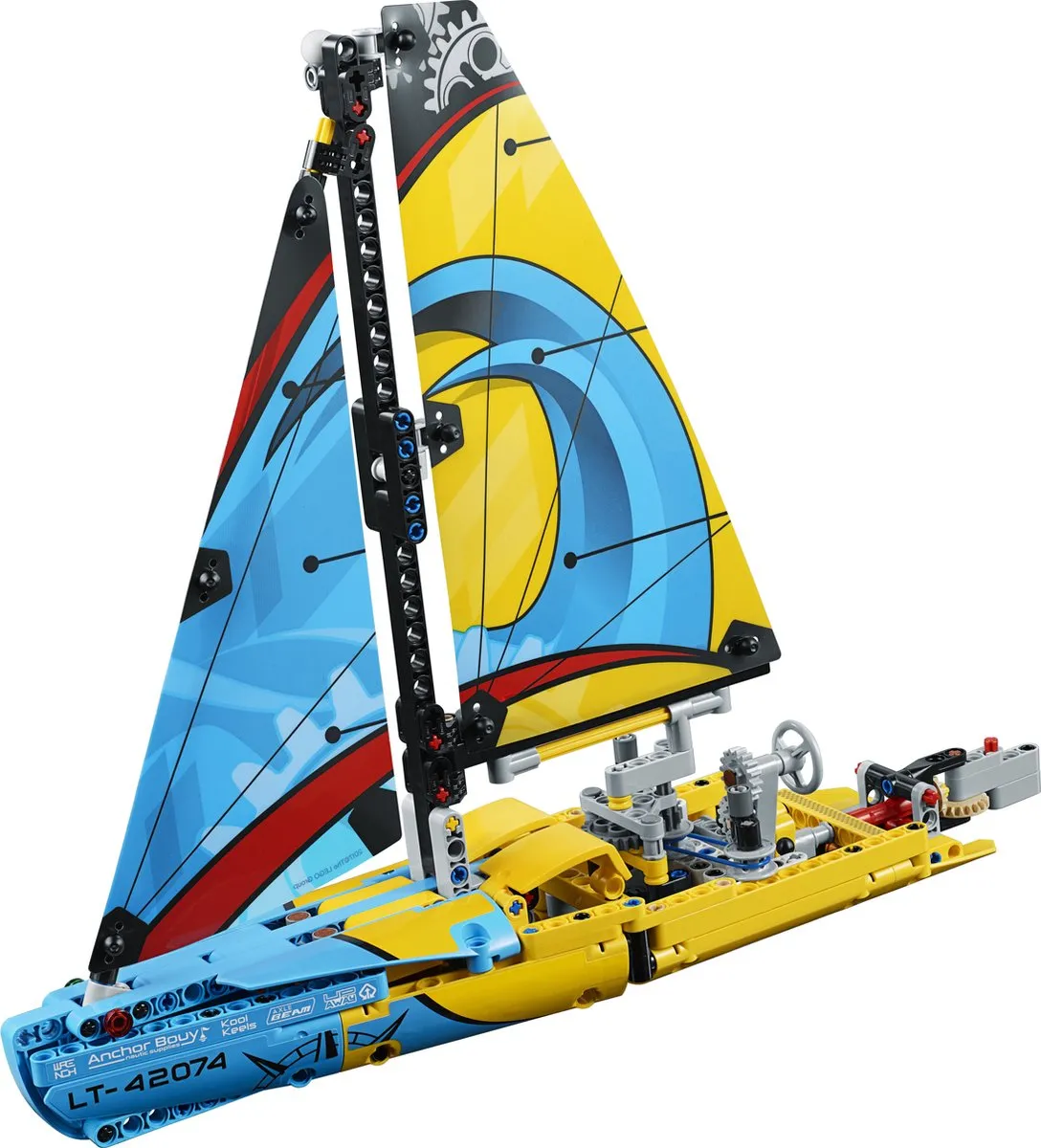 LEGO Technic Racejacht 42074 - 330 Stukken - Zwart - afbeelding 3 van 6