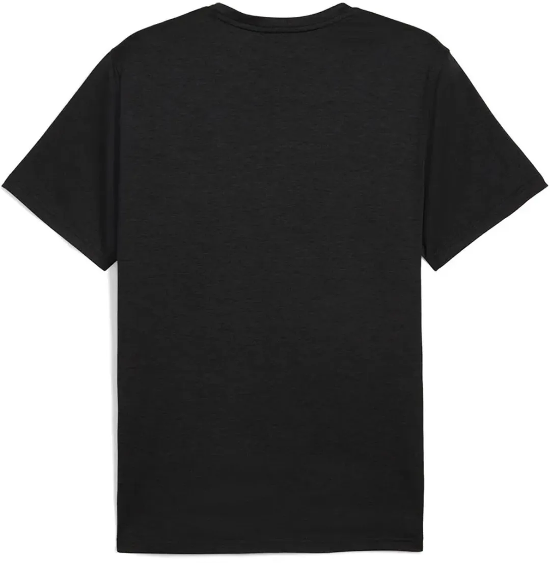 PUMA M TAD Essential Heather Cat Tee Heren Sportshirt - L - Puma Black Heather