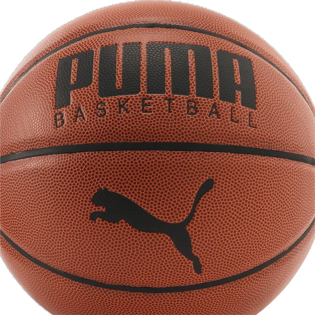 PUMA Basketbal Leather Brown/Puma Black - Maat 7
