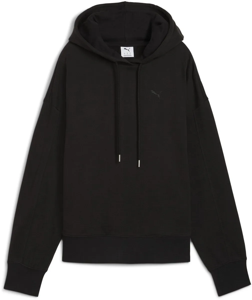 PUMA Oversized Hoodie FL Dames Trui - Zwart