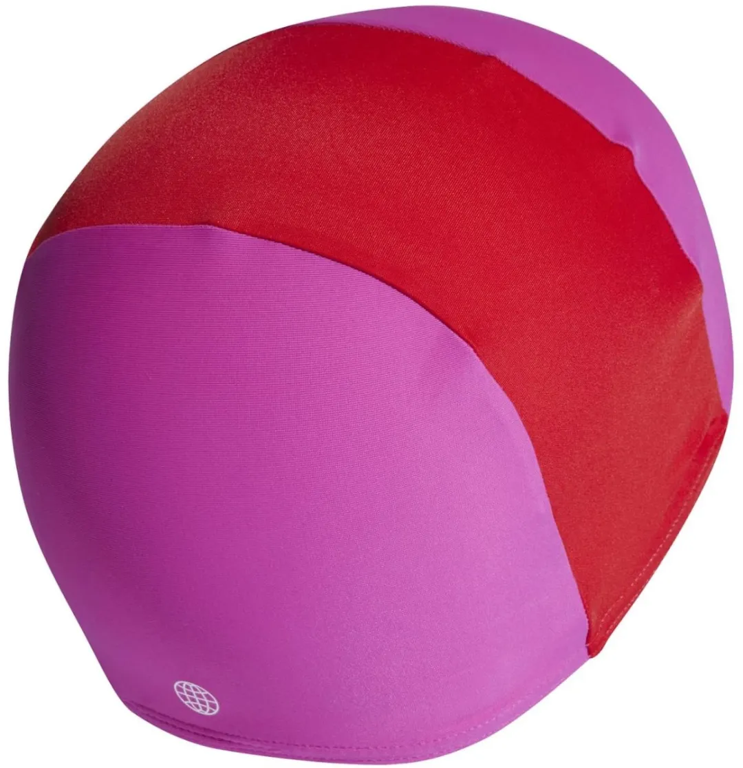adidas Badmuts Kinderen Fabric Swim Cap - Roze