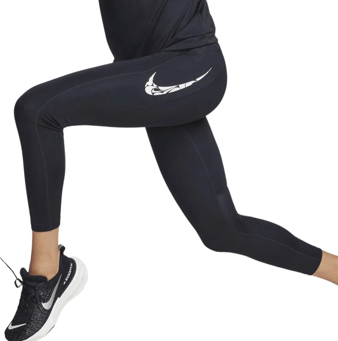 Nike One Mid Rise Sportlegging Vrouwen S - Zwart