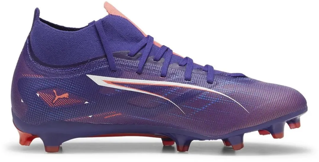 PUMA Ultra 5 Match+ FG/AG Voetbalschoenen 46.5 - Blauw