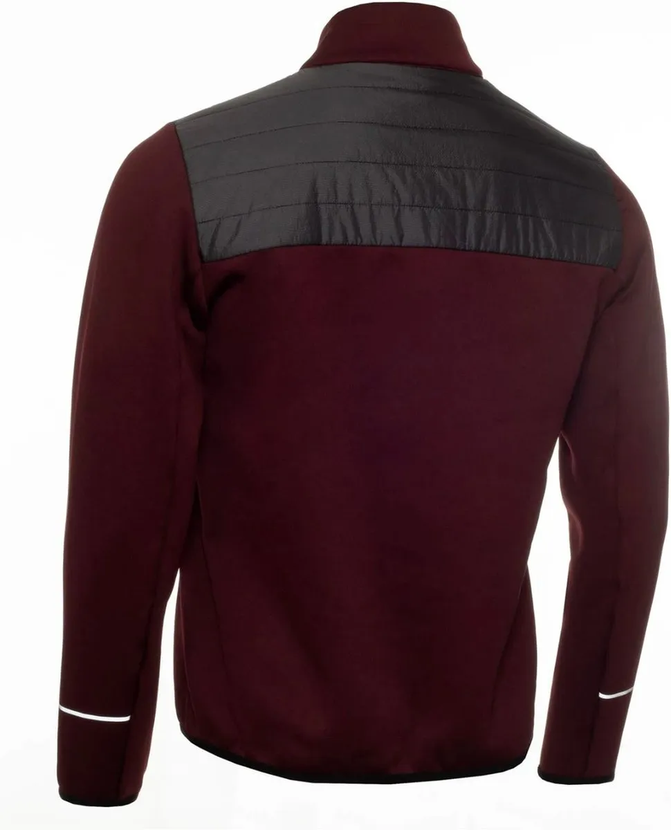 Calvin Klein Wrangell Hybride Jack - Bordeauxrood/Grijs - Maat S