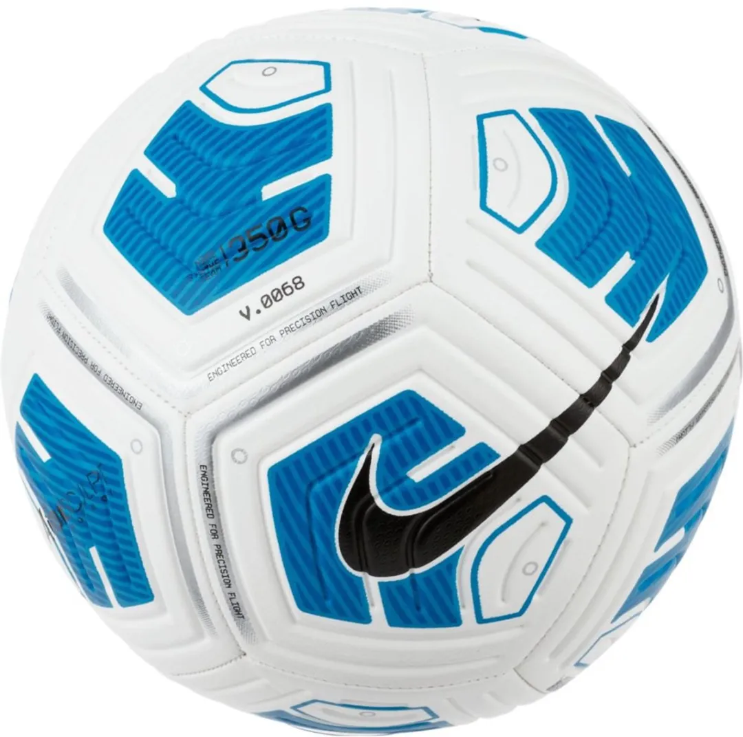 Nike Voetbal - Maat 5 - Wit/Blauw