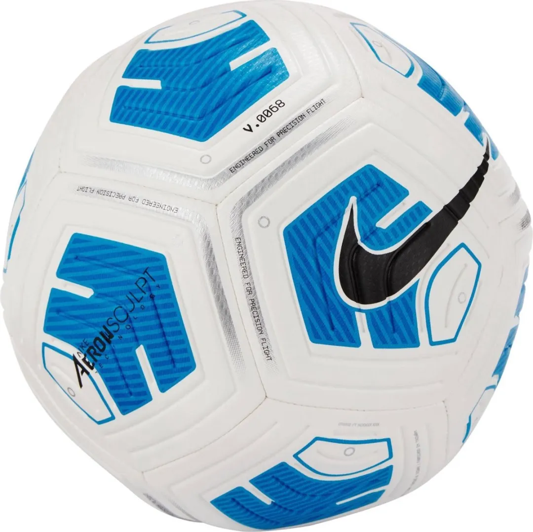 Nike Voetbal - Maat 5 - Wit/Blauw