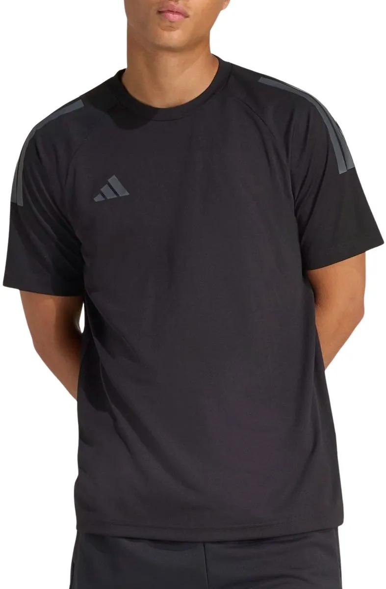 Adidas Sereno 3-Stripes Shirt Heren M - Zwart/Wit