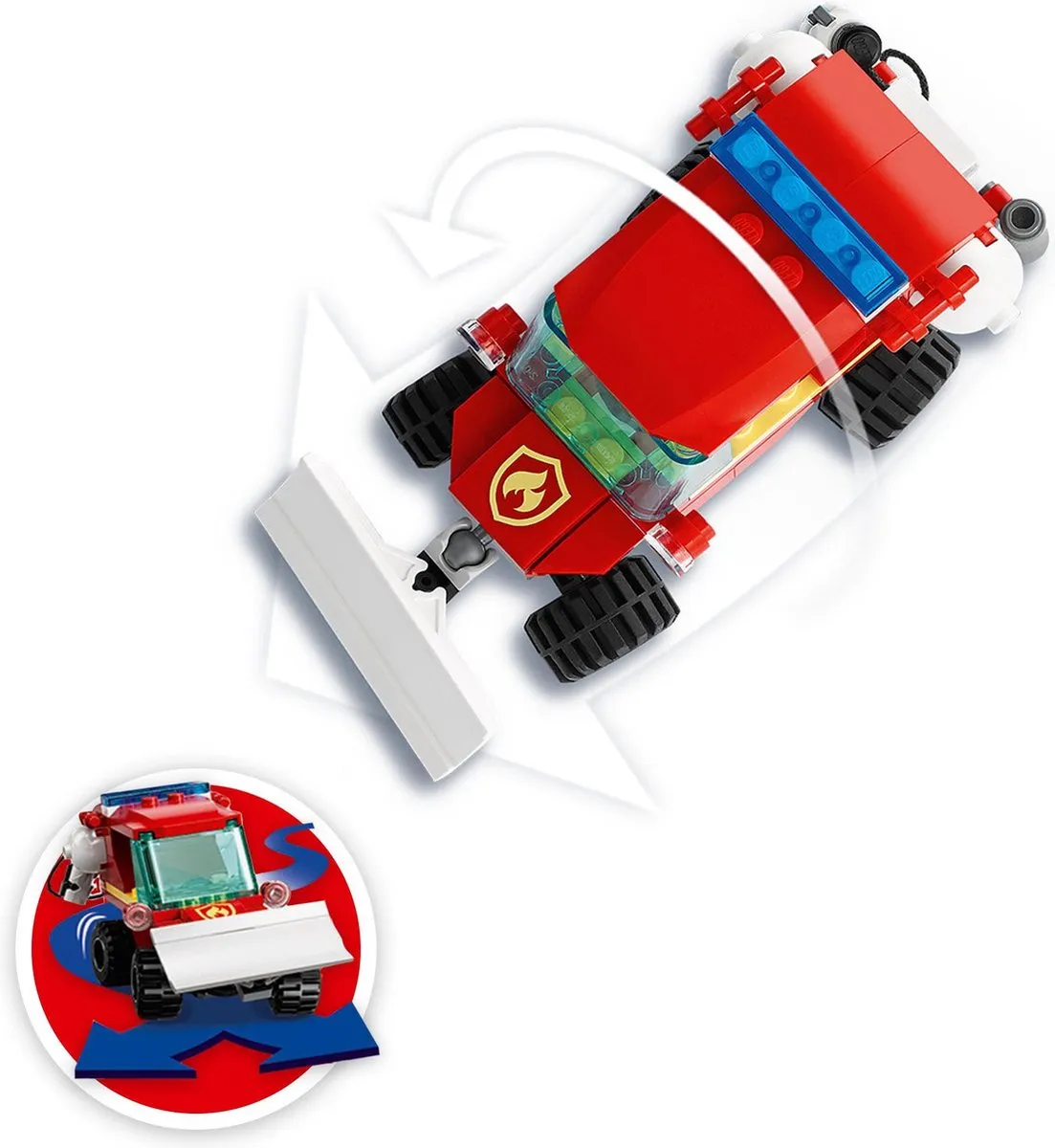 LEGO City 60273 Politie Achtervolging Boorder - 87 Stukken - afbeelding 6 van 6