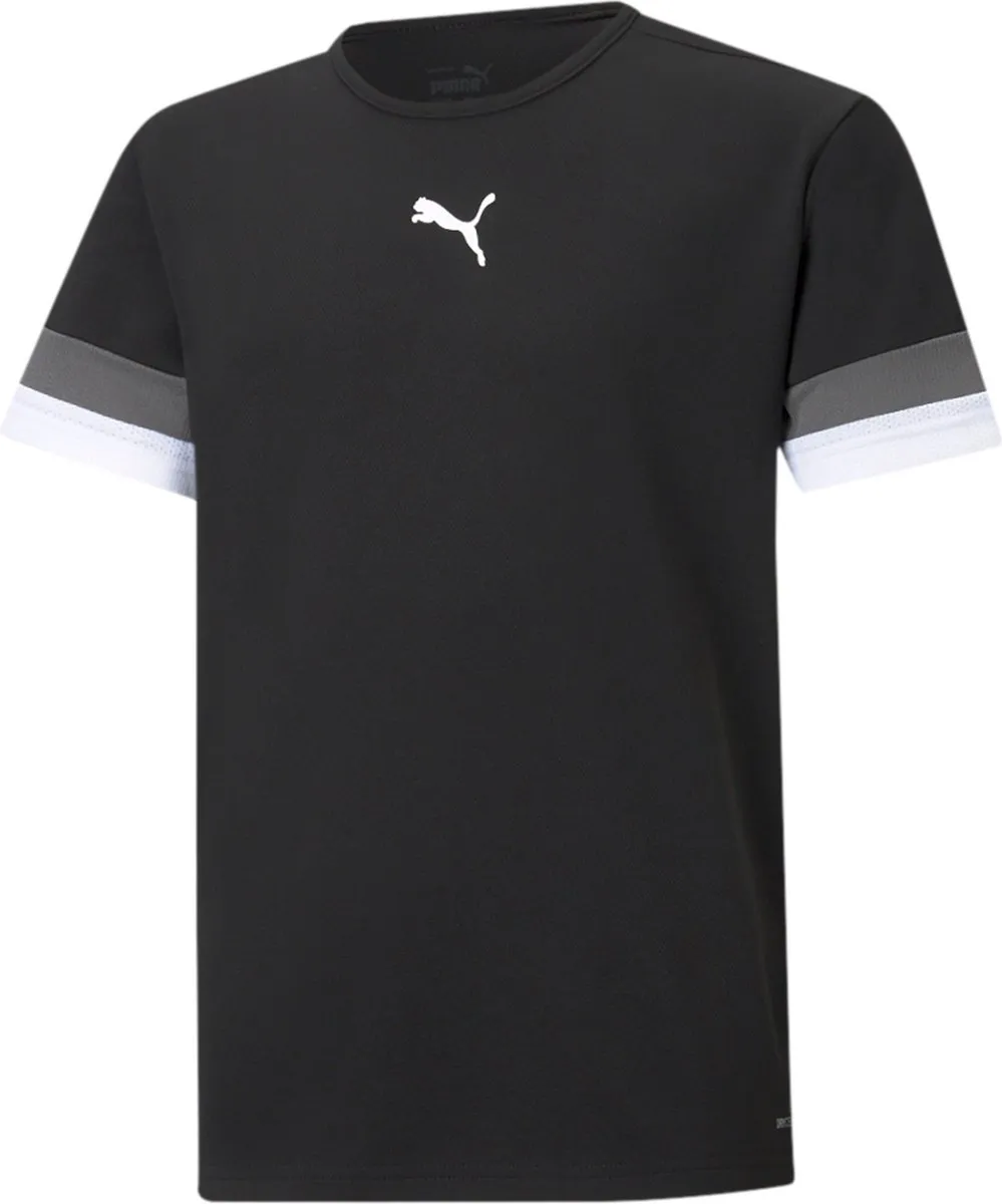 PUMA TeamRISE Jersey Shirt Junior 128 - Navy/Zwart/Wit