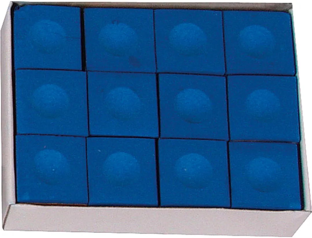 Pioneer Biljartkrijt Blauw - 12 Stuks