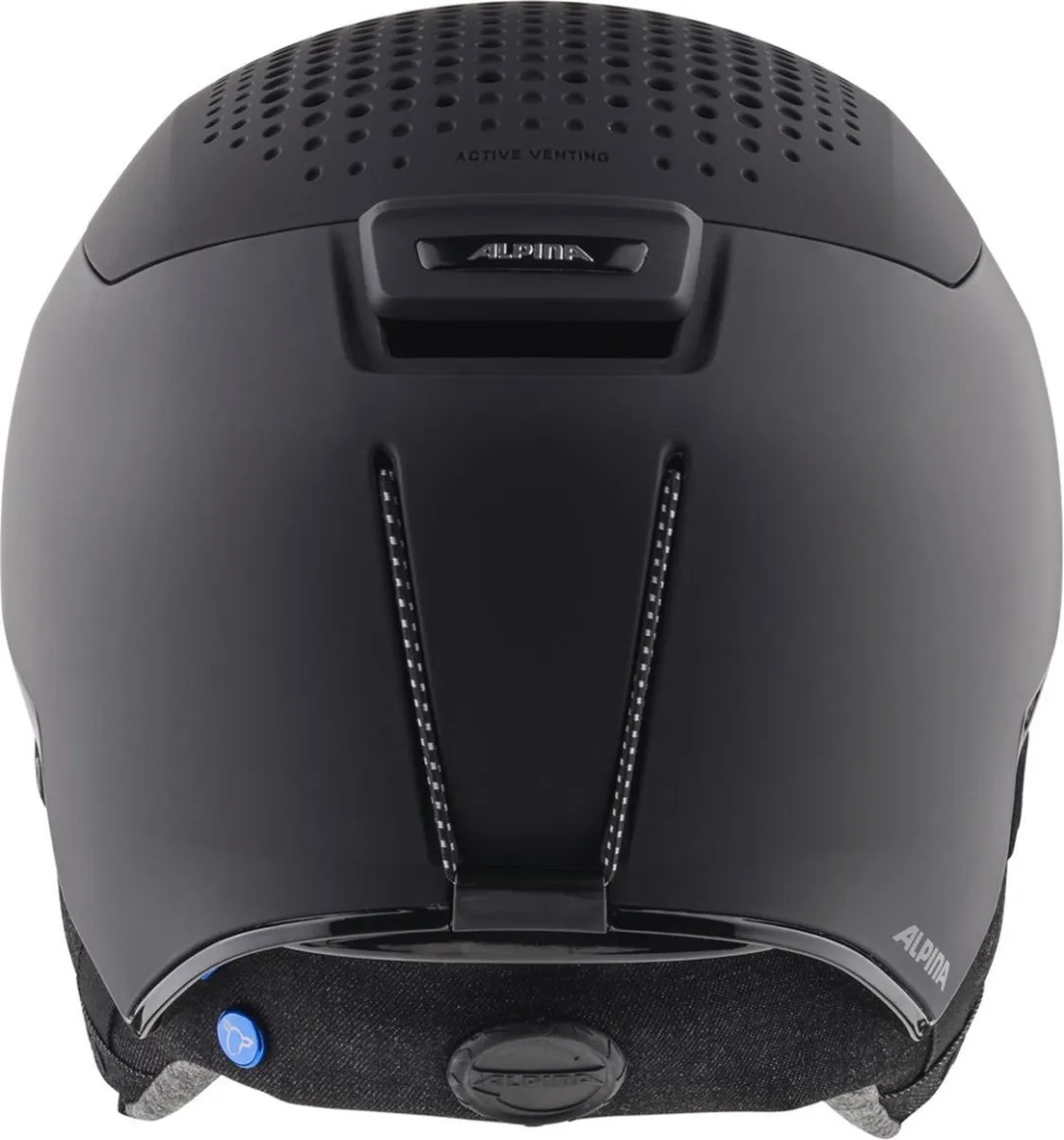 Alpina Gems Skihelm - Maat 51-55cm - Zwart Matt