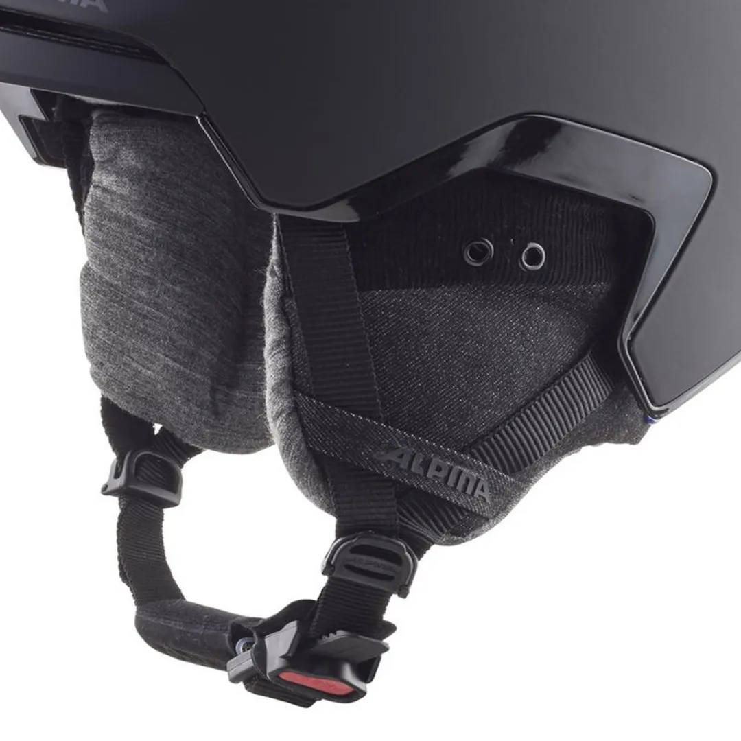 Alpina Gems Skihelm - Maat 51-55cm - Zwart Matt