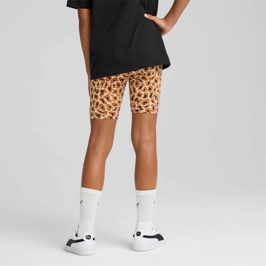 PUMA Ess Animal AOP Korte Leggings - 152 Light Sand