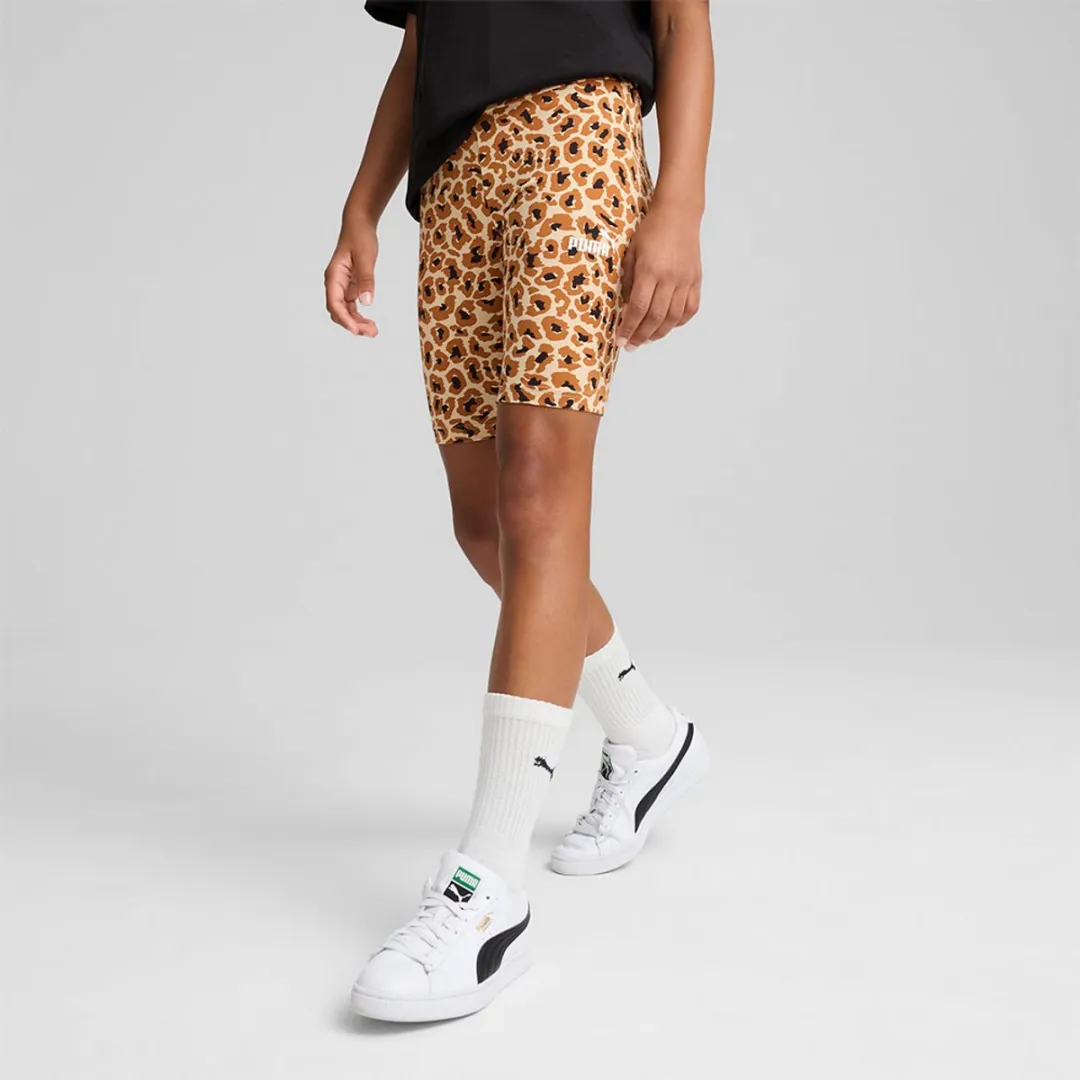 PUMA Ess Animal AOP Korte Leggings - 152 Light Sand