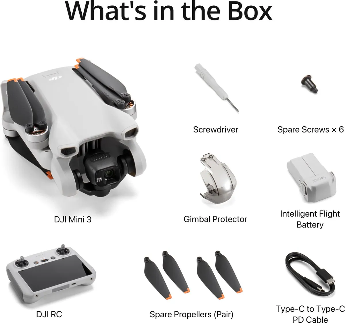 DJI Mini 3 - Drone - Met DJI RC Smart Controller