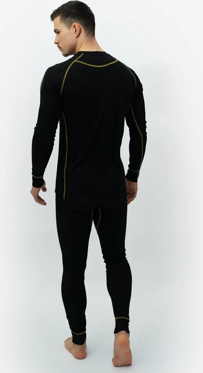 Caterpillar Heren Thermoshirt Lange Mouw - XL - Zwart