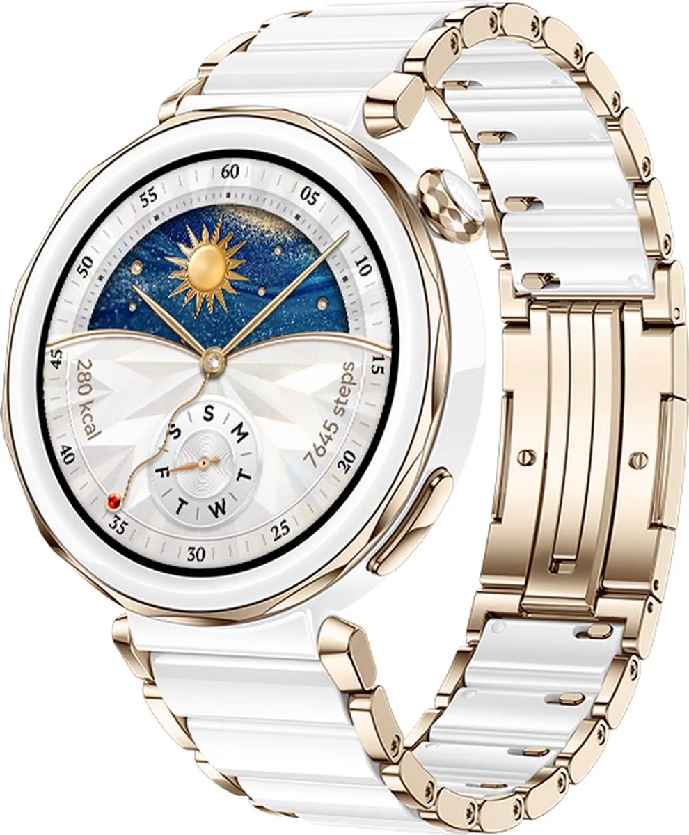 Huawei Watch GT5 Pro 42mm - Wit - 2 Weken batterij