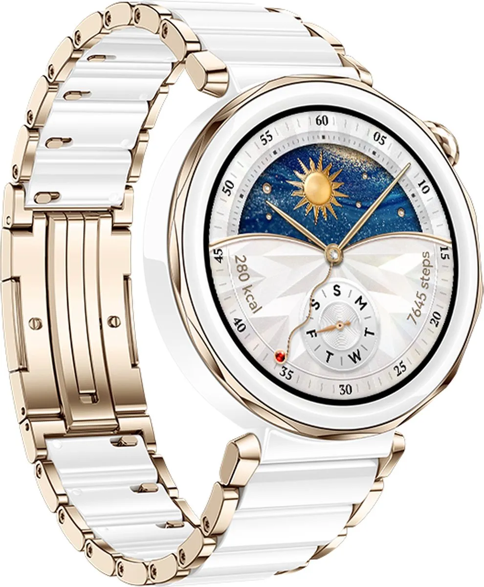 Huawei Watch GT5 Pro 42mm - Wit - 2 Weken batterij