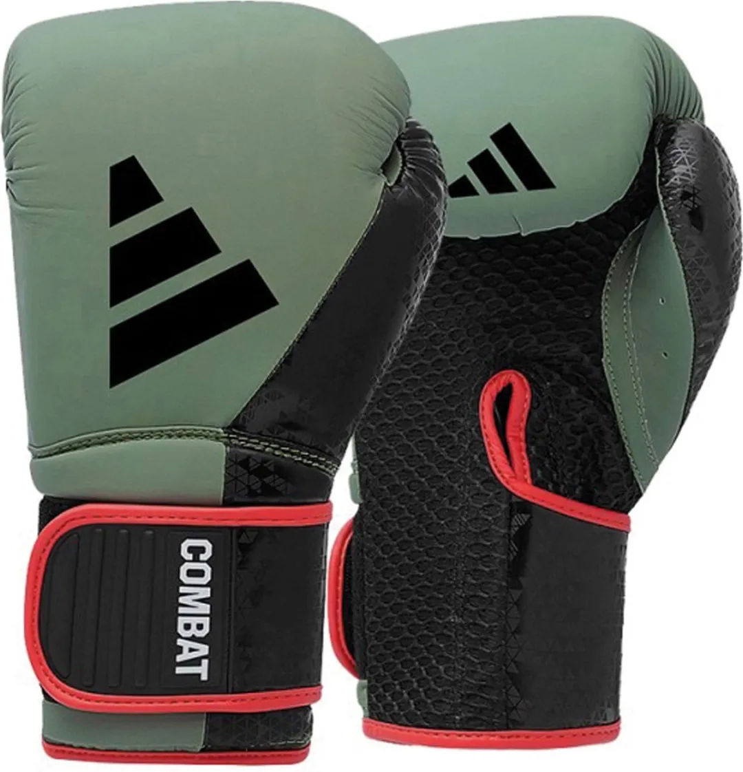 adidas Combat 50 Bokshandschoenen 10 oz - Groen/Zwart