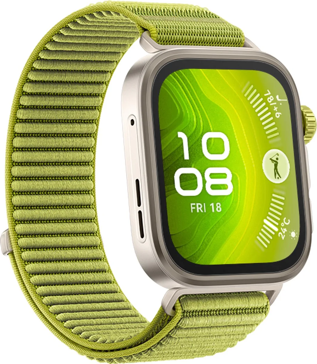 Huawei Watch Fit 4 Pro - Groen Horlogeband - 400mAh - 36mm