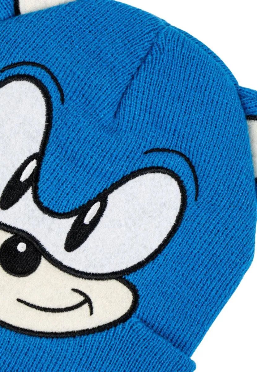 Sonic Muts en Wanten Blauw - Hoed - One Size