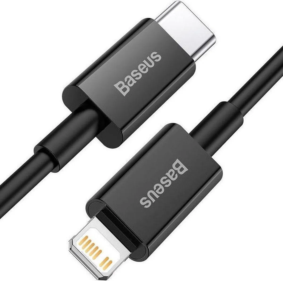 Baseus Superior Series CATLYS-C01 USB-C naar Lightning Kabel 2m - Zwart