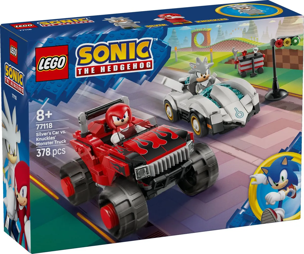 LEGO Sonic Monstertruck 77118 - 378 Stukken - 2 Minifiguren - Multicolor