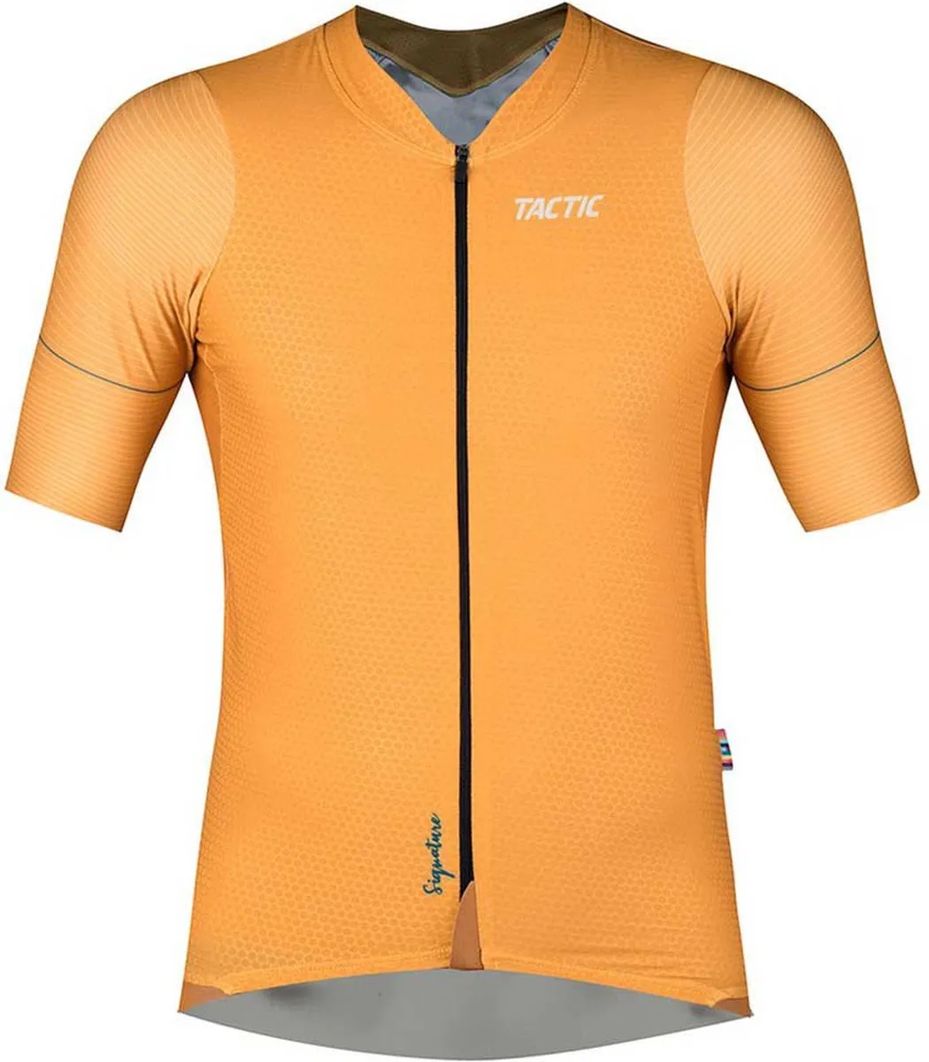 Tactic Signature Korte Mouw Wielertrui Geel XS