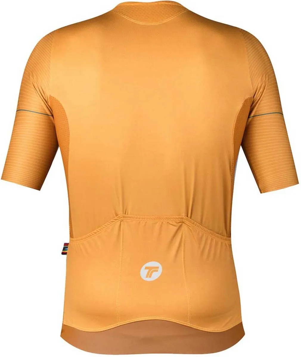 Tactic Signature Korte Mouw Wielertrui Geel XS
