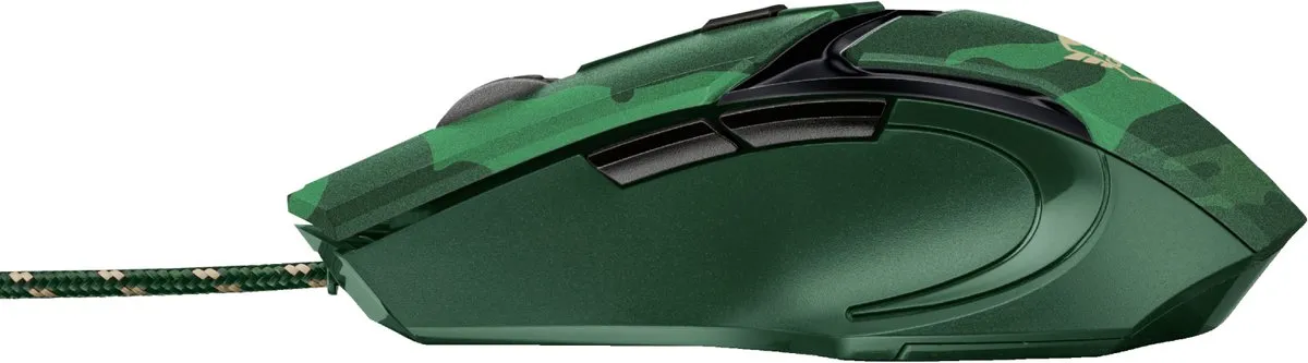 Trust GXT101C GAV Gaming Muis - Camouflage Groen