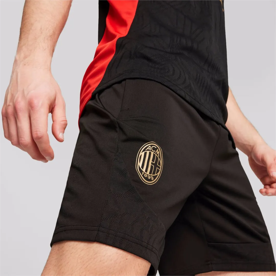 PUMA Milan AC 2024/25 Trainingsbroek - XS - Zwart/Rood